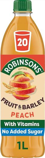 Robinsons Fruit & Barley Peach Squash, 1L