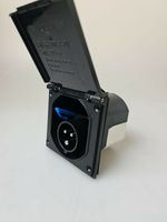 Mains Hook Up Inlet Socket BLACK Camper Caravan Motorhome Van campervan FAWO