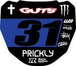 ODI DH Mountain Bike Front Number Plate Custom Thick GRAPHIC Surron Talaria 57