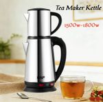 Tea Kettle 1500-1800 Watt Tea Maker Kettle Tea Maker Water Kettle Tea,1.8L +0.8L