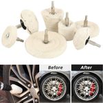 Polishing Buffing Pads Mop Wheel Buffer Pad Drill Kit for Car Polisher 7Pcs Set