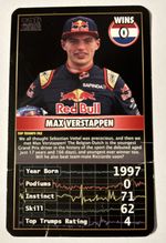 Top Trumps Formula 1 F1 RC Max Verstappen - True Rookie Card 2016 - See Pics