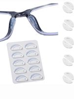5x Pairs Adhesive Nose pads for Eyeglass Anti-Slip Silicone Glasses Spectacles