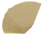 Coffee Filter Papers Size 4 Unbleached Brown Replacement Cones x 100 Made in EU