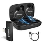 Moman Lavalier Microphone iPhone Plug&Play for Lightning Device Vlog Live Stream