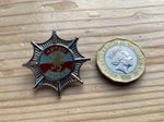 RARE 1970s SMALLER RARER VERSION ASTON VILLA METAL SHERIFF STYLE INSERT BADGE