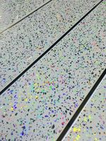 5 Platinum White Sparkle Chrome Wall PVC Cladding Shower Ceiling Bathroom Panels