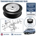 For VW Fan Belt Tensioner Pulley V Ribbed Belt Idler Transporter T4 LT 2.5 TDI