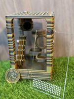 3D printed jumping Spider enclosure  95mm x  65mm x 65mm plus decoration set