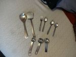 Joblot of kitchen utensils, cutlery and a cheese grater