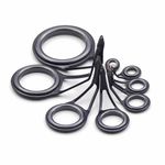 NEW Single Foot Guides Rod Repair Kit High Quality Stainless Steel Ceramic Ring