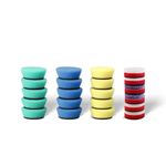 SPTA 21x 2 inch/50mm Sponge Wool Buffing Polishing Pads for Car Detailing Waxing