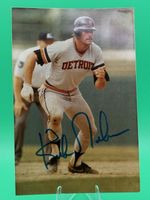 Kirk Gibson Autographed 3x5 Away Jersey Tigers 84 WS Champ