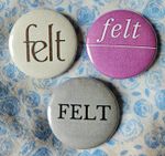 Felt (80s indie pop band) three 25mm button badges. Free UK postage!