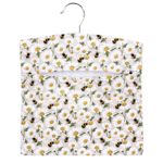 Gisela Graham Bumblebee and Daisy Spring Design Peg Bag Utility Room Accessory