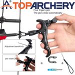 Archery Compound Bow 360° Thumb Release Aids  + D Loop 4 Finger Archery Hunting