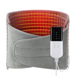 Heat Pads for Back Pain Relief, Waist Heated Pad with 10 Heating Levels, Pocket