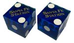 MATCHING SERIAL NUMBER - PAIRS OF ACTUAL LAS VEGAS CASINO DICE / CRAPS (2 DICE)