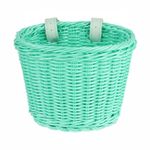 Kids Bike Basket Set Storage Wicker Bike Basket Large Capacity