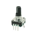 Alps Encoder With 6mm D-plastic Shaft Vertical with Switch