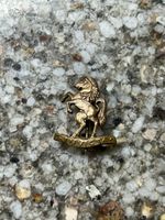 Vintage Invicta Horse Badge / Pin - Brass
