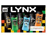 Lynx Men Body Wash Shower Gel Multipack Set, Gel Formulation, Multicolour