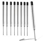 5 x Parker Pen Refills Black, 9.9cm Long Black Jotter Refill Medium, 