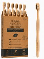Dreamy Bamboo Toothbrush Set – Eco-Friendly Biodegradable Toothbrushes (10 Pack)