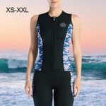 Womens Wetsuit Top 3mm Diving Vest Keep Warm Sleeveless