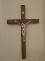 Wooden Crucifix - Wall Hanging Cross – INRI