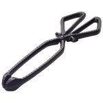 Heavy-Duty Cast Iron Log & Coal Tongs | Fireplace, Stove & Firepit Tool | 34cm