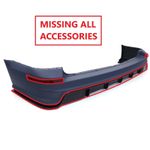 WD92 REAR BUMPER & GLOSS BLACK DIFFUSER KIT FOR VW TRANSPORTER T6 2015-2019