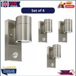 Outdoor PIR Motion Sensor Wall Light Security Garden IP44 GU10 Mains Powered