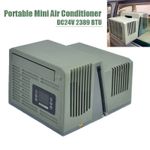 DC24V Portable Air Conditioner 2389 BTU Car Window Outdoor Camping Tent Cooling