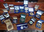 Vintage Bronze Brass Medals Job Lot