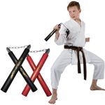Foam Nunchucks 2 Pairs Portable Training Nunchaku Practice Nunchucks Suitable