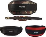Weight Lifting Belt Neoprene Gym Fitness Workout Double Support Brace back