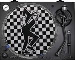 SKA - WALT JABSCO - CHECKERED  12 (INCH) - TURNTABLE (RECORD PLAYER) SLIPMAT.