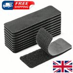 20Pcs Heavy Duty Fastening Tape Self Adhesive Sticky Strip Sew On Tape Hook Loop