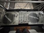 Pair of Technics SL-1200 MK2 Turntable Record Deck, Allen & Heath Mixer +  Cases
