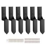 VEVOR Fence Post Anchor Repair Kit 6 Pack Inner 3.5” x3.5” Support Stakes Repair