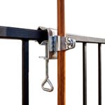 Steel Parasol Clamp 22-28mm Balcony Umbrella Holder Garden Table Railing Bracket