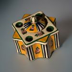 Inkwell (Encrier) Antique Aladin France Faience