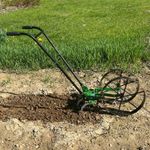 AgTec Double Wheel Hoe Cultivator - Weeder, Tiller, Cultivator, Soil Aerator