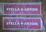 Brand new STELLA ARTOIS Rubber bar mats runners spill mat pub man cave X 2