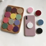 Pop-Out Socket Holder Selfie Finger Grip Stand for iPhone Samsung Mobile Phones