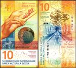 2017 Switzerland SWISS 10 Francs P-75 NEW UNC Banknotes