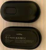 coldSky LT-108 Rechargeable Electric Hand Warmers Power Bank Black x2