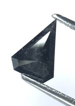 0.95ctw 8 MM PENTAGON SHAPE BLACK DIAMOND BRILLIANT CUT NATURAL diamond