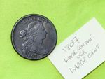 1807 1 Large CENT -{ USA American }- Combine postage